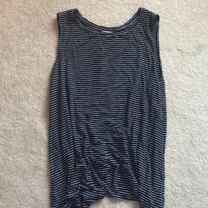 Old Navy Stripped Open Back Tank Top
